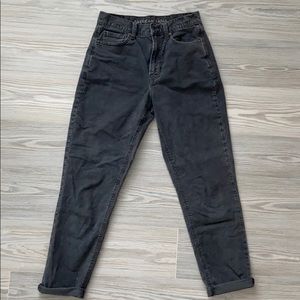 American Eagle corduroy grey jeans